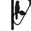 vidaXL Hanging Basket Brackets 4 pcs Black Steel