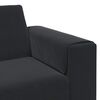 vidaXL Sofa Set Black Velvet