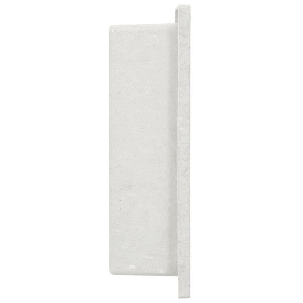 vidaXL Shower Niche Matt White 41x36x10 cm