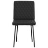 vidaXL Dining Chairs 4 pcs Black Faux Leather