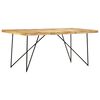vidaXL Dining Table 180x90x76 cm Solid Mango Wood