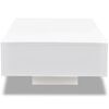 vidaXL Coffee Table High Gloss White