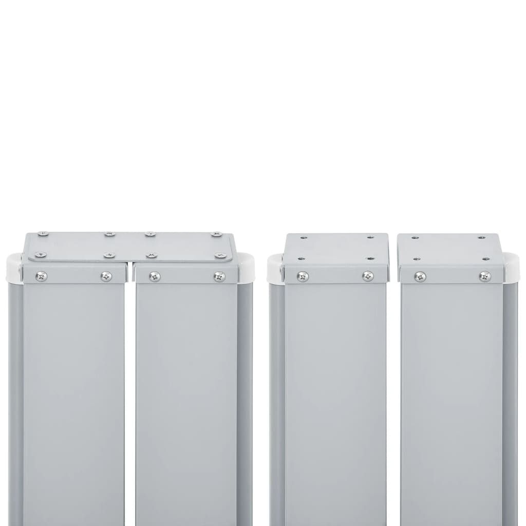 vidaXL Patio Retractable Double Side Awning 170x600 cm Cream