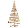 vidaXL Christmas Trees with Stand Natural 120 cm Solid pine wood