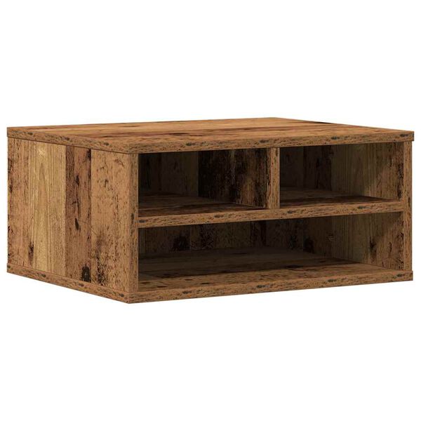 vidaXL Printer Stand Old wood 49 x 40 x 22.5 cm Engineered wood