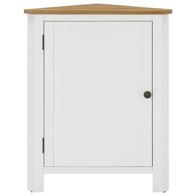 vidaXL Corner Cabinet 59x45x80 cm Solid Oak Wood