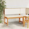 vidaXL Garden Bench Brown 100 x 50 x 91cm Solid Acacia wood