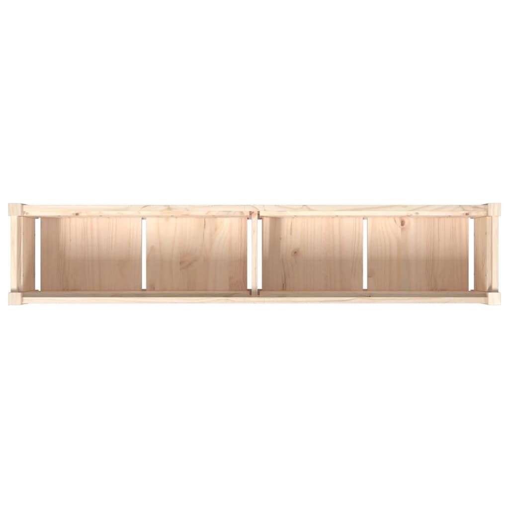 vidaXL Garden Planters 2 pcs Solid Wood Pine