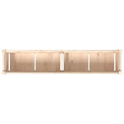 vidaXL Garden Planters 2 pcs Solid Wood Pine