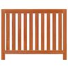 vidaXL Radiator Cover Wax Brown 108.5x19x84 cm Solid Wood Pine