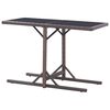 vidaXL 3 Piece Garden Dining Set Grey