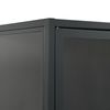 vidaXL Highboard Anthracite 80x35x135 cm Steel and Tempered Glass