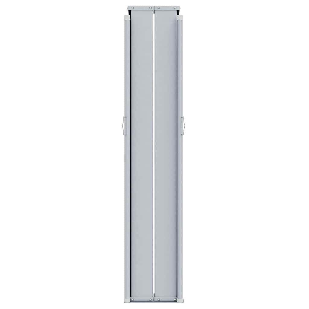 vidaXL Retractable Side Awning Cream 117x1200 cm