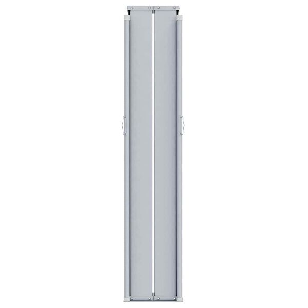 vidaXL Retractable Side Awning Cream 117x1200 cm