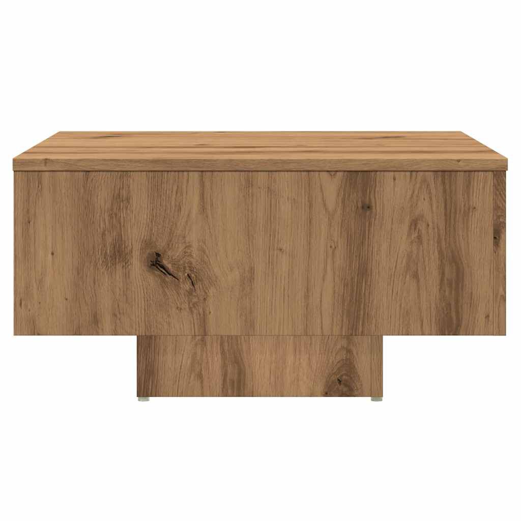 vidaXL Coffee Table Artisan Oak 60x60x31.5 cm Engineered Wood