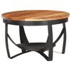 vidaXL Coffee Table Ø68x43 cm Solid Acacia Wood