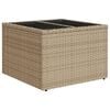 vidaXL 6 Piece Garden Sofa Set with Cushions Beige Poly Rattan