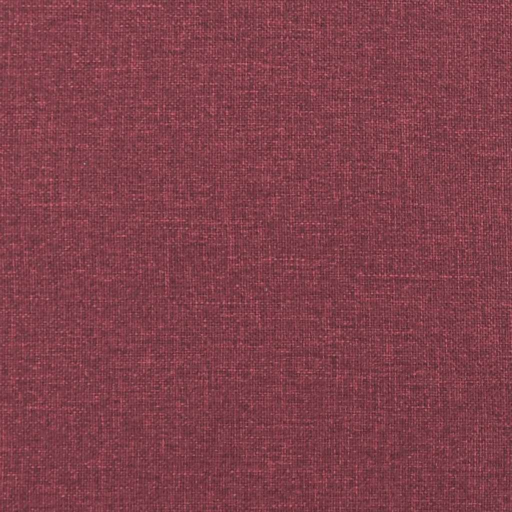 vidaXL Massage Recliner Chair Wine Red Fabric