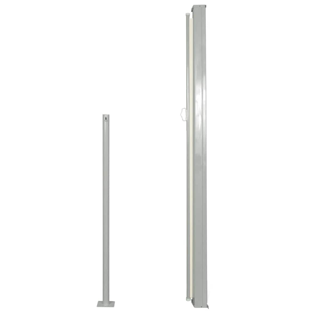 vidaXL Retractable Side Awning 160 x 500 cm Cream