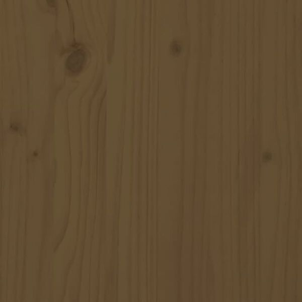vidaXL Dog Bed Honey Brown 51.5x44x9 cm Solid Wood Pine