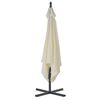 vidaXL Cantilever Garden Parasol with Steel Pole 300 cm Sand