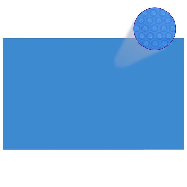 Rectangular Pool Cover 260 x 160 cm PE Blue