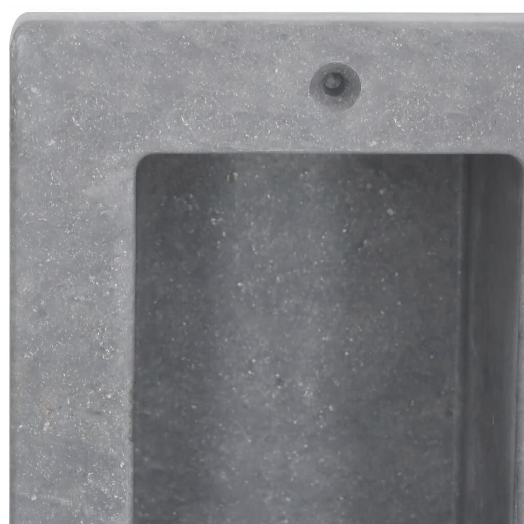vidaXL Shower Niche with 2 Compartments Matt Grey 41x51x10 cm
