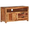 vidaXL TV Cabinet 90x34.5x50 cm Solid Wood Acacia