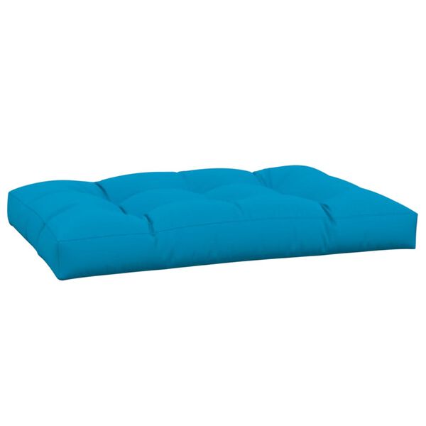 vidaXL Pallet Cushion Blue 120x80x12 cm Fabric