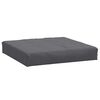 vidaXL Pallet Cushions 3 pcs Melange Anthracite Fabric