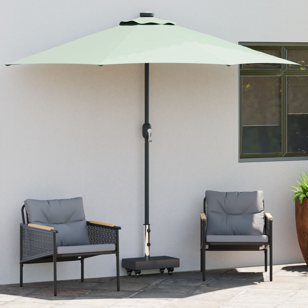 vidaXL Umbrella Base Black 45x25x8 cm Granite