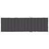 vidaXL Sun Lounger Cushion Melange Anthracite 200x70x4 cm Fabric