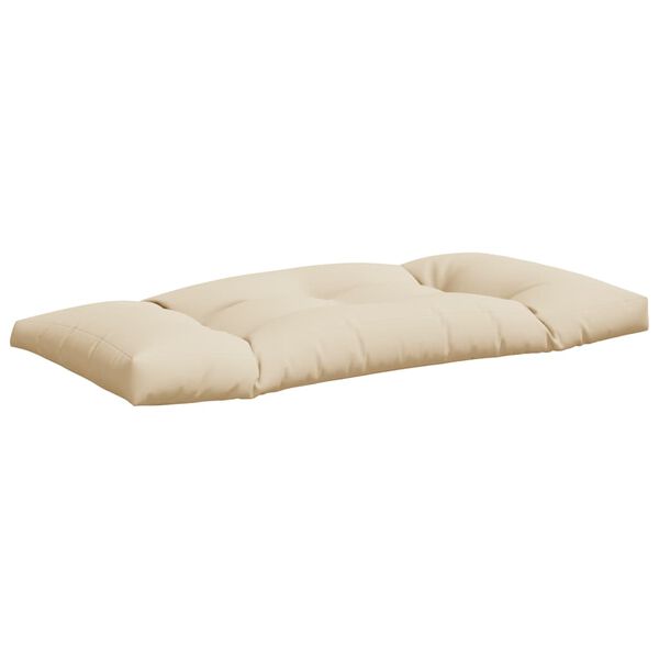 vidaXL Pallet Cushions 3 pcs Beige Fabric