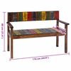 vidaXL Dining Chairs 4 pcs Solid Reclaimed Wood