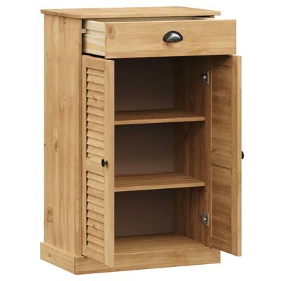 vidaXL Shoe Cabinet VIGO 60x35x96 cm Solid Wood Pine