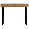 vidaXL Console Table Solid Mango Wood 102x30x79 cm