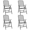 vidaXL 5 Piece Garden Dining Set Expanded Metal Mesh Anthracite