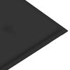 vidaXL Garden Bench with Anthracite Cushion 112 cm Solid Teak Wood