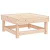 vidaXL 3 Piece Garden Lounge Set Solid Wood Pine
