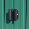 vidaXL Garden Shed 257x392x181 cm Metal Green