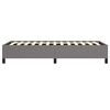 vidaXL Bed Frame without Mattress Dark Grey 100x190 cm Twin Fabric