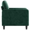 vidaXL Sofa Chair Dark Green 60 cm Velvet