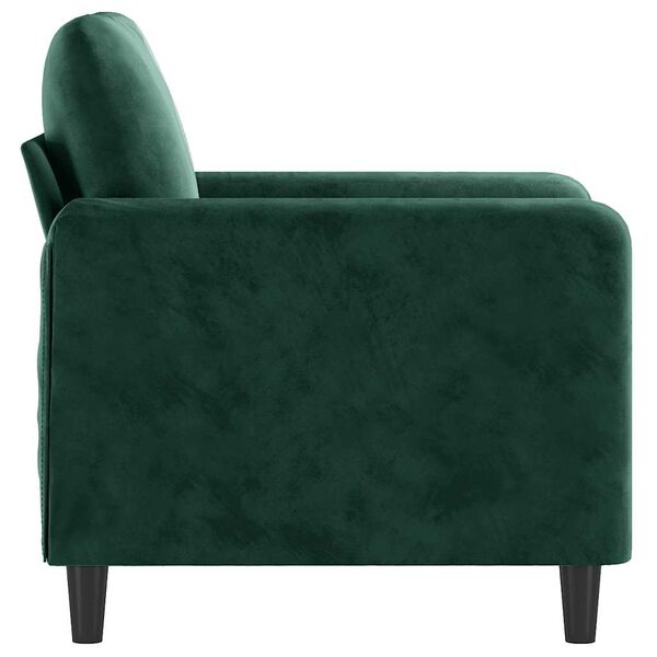 vidaXL Sofa Chair Dark Green 60 cm Velvet