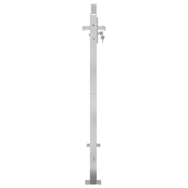 vidaXL Garden Gate 85x95 cm Stainless Steel
