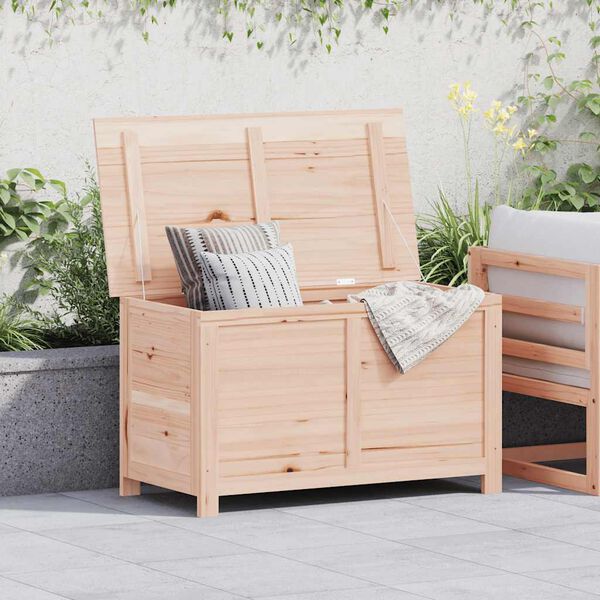 vidaXL Outdoor Cushion Box 100x50x56 cm Solid Wood Fir