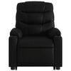 vidaXL Electric Stand up Massage Recliner Chair Black Faux Leather