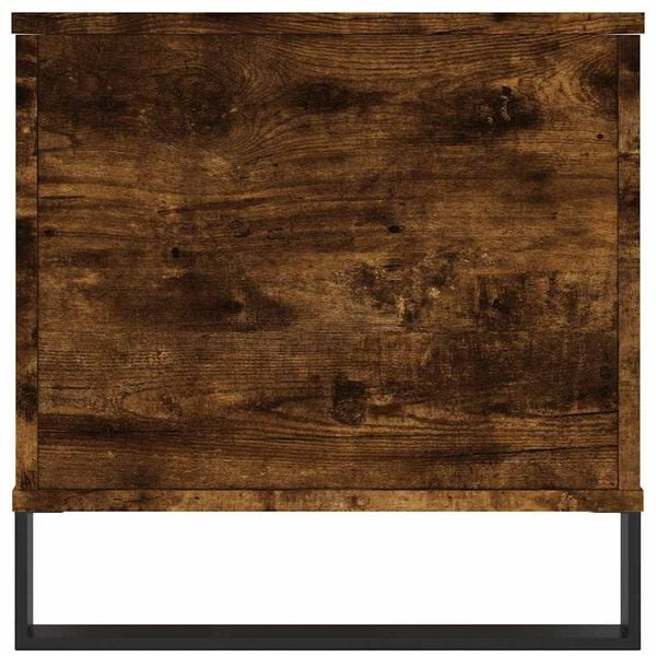 vidaXL Coffee Table Smoked Oak 90x44.5x45 cm Engineered Wood