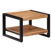 vidaXL Coffee Table 60x60x40 cm Solid Acacia Wood