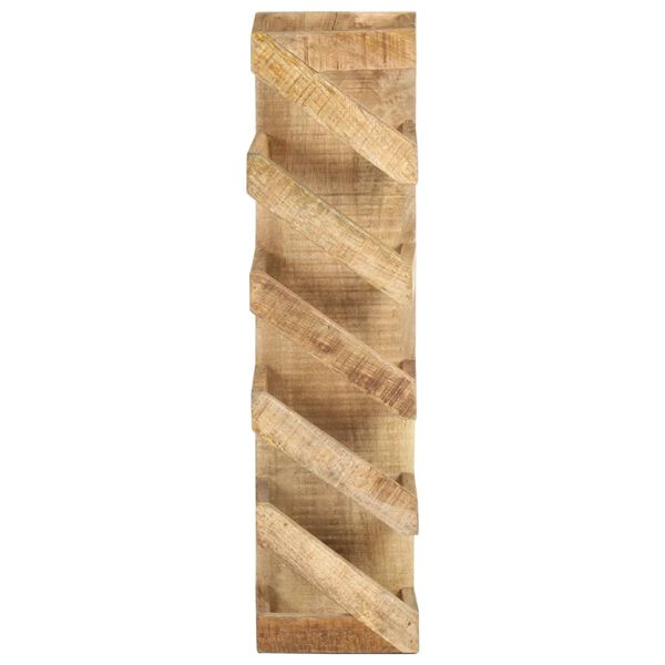 vidaXL Wine Rack for 5 Bottles Solid Mango Wood