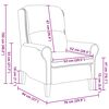 vidaXL Armchair Black 76 x 94 x 102 cm Velvet